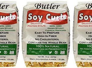 Butler Soy Curls, 8 oz. Bags (Pack of 3)