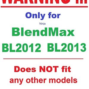 Ninja 88oz Locking Lid Only Fits BL2012 BL2013 BlendMax 1600W Blender Pitcher, READ