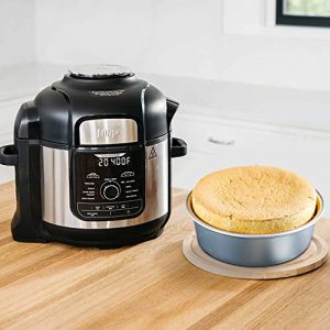 Pressure Cooker, Steamer & Air Fryer Bakeware Accesories Compatible with Ninja Foodi 5&6.5&8 qt（OP101,OP301,OP302,OP401,FD401） (5Set Anodized Aluminum Bakeware)