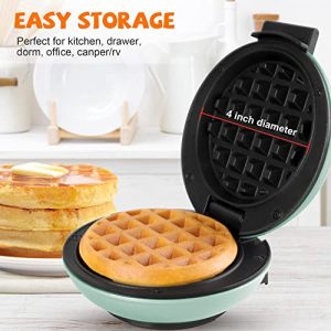 CROWNFUL Mini Waffle Maker Machine and CROWNFUL 19 Quart Air Fryer Toaster Oven