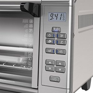 Black+Decker TO3290XG Extra Wide Digital Toaster Convection Oven, Silver, 9X13