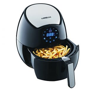 GoWISE USA Ming's Mark GW22621 Electric Air Fryer, 3.7 QT, Black