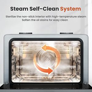 FOTILE Chefcubii 4-in-1 Countertop Convection Steam Combi Oven Air Fryer Food Dehydrator with Precise Temperature Control, 40+ Preset Menu and Steam Self-clean, 1 CFT