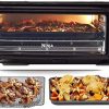 Ninja SP101 Foodi 8-in-1 Air Fry Large Toaster Oven Flip-Away for Storage Dehydrate Keep Warm 1800w XL Capacity (Renewed) BLACK