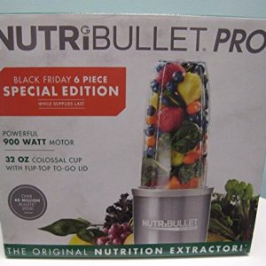 Nutribullet Pro 6 Special Edition - 6 piece set