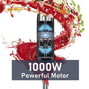 1000W-4-in-1 Immersion-Blender-Handheld with 12-Speed Stick Blender,600ml Beaker,500ml Chopper,Egg Whisk Hand Blender set