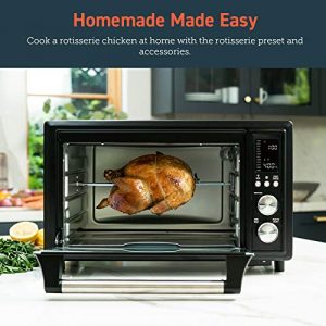 COSORI Air Fryer Toaster Oven Accessory C130-RS, BPA Free, Steel Made and Chrome Plating, 30L, Black