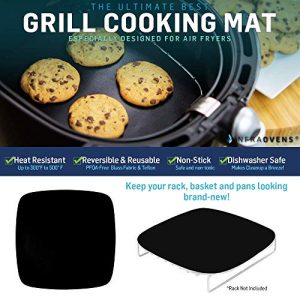 Air Fryer Accessories Bundle Compatible with Costzon, Philips, Nuwave®, Dash, Cosori, Emeril Lagasse, Gourmia, Kuppet, Secura, Willsence+More | by Infraovens Set of 3