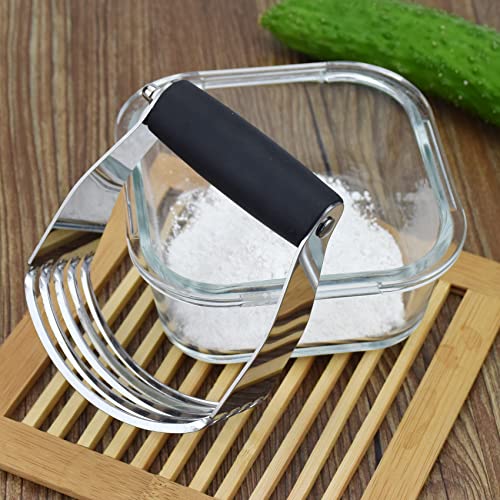 Dough Blender Heavy Duty Pastry Cutter Stainless Steel Butter Cutter Professional Baking Tool For Mixing Flour Butter