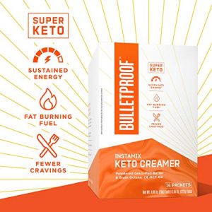Bulletproof InstaMix Original Unflavored Keto Coffee Creamer Packets, Pack of 14, Powdered Grass-Fed Butter and Brain Octane C8 MCT Oil