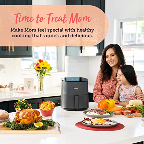 COSORI Air Fryer, 5 Qt, 9 One-Touch Cooking Functions, Dishwasher-Safe, 30 Recipes, 450℉ Airfryer Compact Oilless Small Oven, Tempered Glass Display, Nonstick Basket, Quiet, Fit for 2-4 People