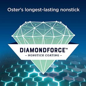 Oster DiamondForce Nonstick XL 5 Quart Digital Air Fryer, 8 Functions with Digital Touchscreen