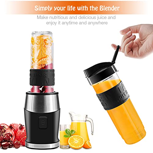 Personal Blender with Bottle,3 in 1 Smoothies Blender Portable Blenders Food Processor Ice Crusher Grinder Food 1.5L Capacity