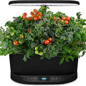 AeroGarden Bounty - Indoor Garden with LED Grow Light, WiFi and Alexa Compatible, Black