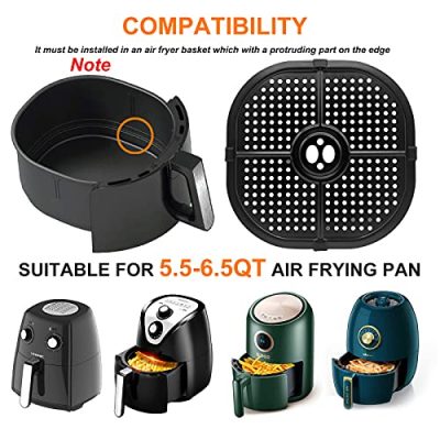 Air Fryer Crisper Plate for COSORI 5QT Air Fryers, 9.09IN Premium ...