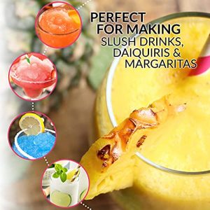 Nostalgia 64-Ounce Margarita Maker & Slushie Machine Easy-Flow Spout, Perfect for Slushies, Daiquiris, and Margaritas, Red