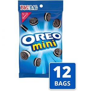 OREO Mini Chocolate Sandwich Cookies, Original Flavor, 12 -3 oz Big Bags