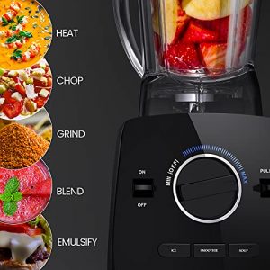 Anthter Blender 1600W, Professional Blender for Kitchen, Countertop Blenders for Shakes and Smoothies with Variable speeds Control, 6 Stainless Sharp Blade, 68 oz Container & 30000 RPM for Home Commercial