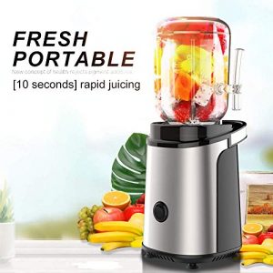 Juicer,Juicer Machines,Juicers Easy to Clean,Stainless Steel Juicer and Vegetable Extractor,Slow Cold Press Juicer Extractor, High-capacity Juicer Machines,BPA Free (White)