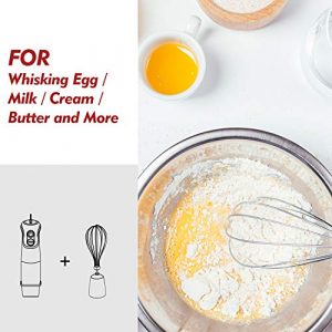 KOIOS 800W 3-in-1 Immersion Hand Blender, Titanium Plated, 12-Speed Multifunctional Ultra-Stick, Turbo Mode, BPA-Free Egg Whisk / Milk Frother Detachable