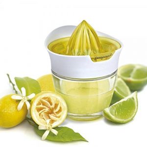 Prepara Glass Citrus Juicer with Storage, Yellow