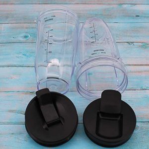 24 oz Cups, Compatible with BL480, BL490, BL640, BL680 for Nutri Ninja Auto IQ Series Blenders (Pack of 2)