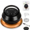 MICHELANGELO Air Fryer Lid for Pressure Cooker 6 Quart & 8 Quart, 8 In 1 Air Fryer Lid for Instant Pot, Pressure Cooker, Turn Your Electric Pressure Cooker into Air Fryer, 8 Presets and 95% Less Oil