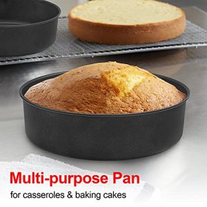 Baking Set for Ninja Foodi 6.5 Qt, 8 Qt, Ninja Foodi Pressure Cooker + Air Fryer Deluxe Bake Kit, Dishwasher Safe Air Fryer Accessories Set