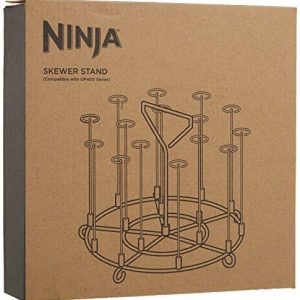 Ninja - AOP103BRN Ninja Foodi Skewer Stand, 1 piece, stainless steel