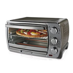 Oster Convection Countertop Toaster Oven, Medium, Silver