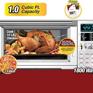 NuWave Bravo XL 28 QT Convection Air Fryer Oven with Crisping and Flavor Infusion Technology (FIT) with Integrated Digital Temperature Probe (Renewed)