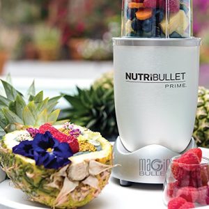 NutriBullet PRIME 12-Piece High-Speed Blender/Mixer System include Stainless Steel Cup, Silver (Renewed)