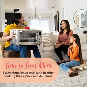 COSORI Smart 12-in-1 Air Fryer Toaster Oven Combo Convection Rotisserie & Dehydrator for Chicken, Pizza and Cookies, Recipe&Accessories Included, 30L, Silver – A Certified for Humans Device