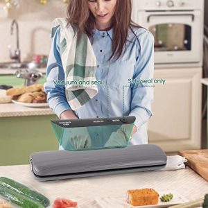 ONECIRCLE Vacuum Sealer Machine,Food Vacuum Sealer with 60 KPA Vacuum Air Sealing System fits for Sous Vide Vacuum Sealer,Food Sealer and Food Preservation.
