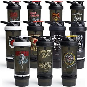 Smartshake Revive Ozzy Osbourne Shaker Bottles for Protein Mixes 25 oz – Shaker Cup Workout Smart Shaker Bottles With Storage for Powder + Protein Shakes, Rock Band Collection