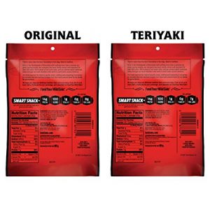 Jack Link's Beef Jerky Variety Pack Includes Original and Teriyaki Beef Jerky, 13g of Protein Per Serving, 94 Percent Fat Free, No Added MSG**, (9 Count of 1.25 Oz Bags) 11.25 Oz