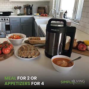 7-in-1 Soup Maker 1.6L | Soy, Almond, Nut, Vegan Milk Maker Machine | Purées, Shakes, Smoothies, Baby Foods, Cocktails (Stainless Steel)