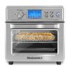Elite Gourmet EAF8190D Maxi-Matic Digital Programmable Fryer Oven, Oil-Less Convection Oven Extra Large 22 Quart Capacity, Fits 12" pizza, Grill, Bake, Roast, Air Fry, 1700-Watts, Stainless Steel