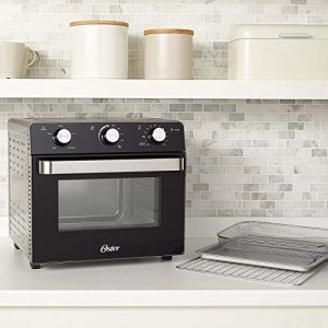 Oster 31160846 Countertop Toaster Oven with Air Fryer 22L 4 Slice in Black