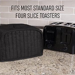 Ritz 8014 Four Slice Toaster Appliance Cover, 1 Count (Pack of 1), Black