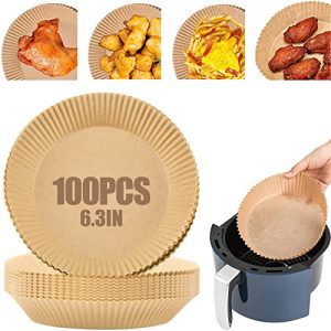 Air Fryer Liners, 100 Piece Air Fryer Disposable Liners, 6.3
