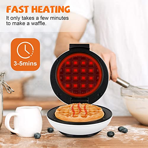 CROWNFUL Mini Waffle Maker Machine and CROWNFUL 19 Quart Air Fryer Toaster Oven