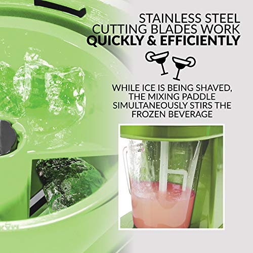 Taco Tuesday Frozen Beverage Station, 40-Oz. Capacity, Perfect For Slushies, Snow Cones, Margaritas, Daiquiris, Lime Green