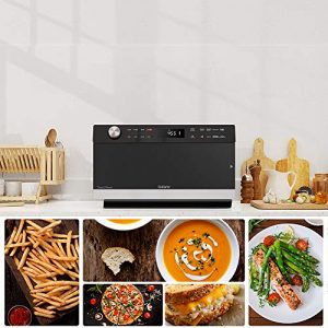 Galanz GTWHG12S1SA10 4-in-1 ToastWave with TotalFry 360, Convection, Microwave, Toaster Oven, Air Fryer, 1000W,1.2 Cu.Ft, LCD Display, Cook, Sensor Reheat, Stainless Steel