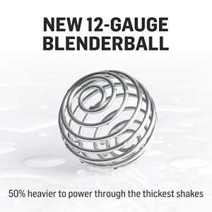 BlenderBottle Pro45 Extra Large Shaker Bottle, Grey/Red, 45-Ounce