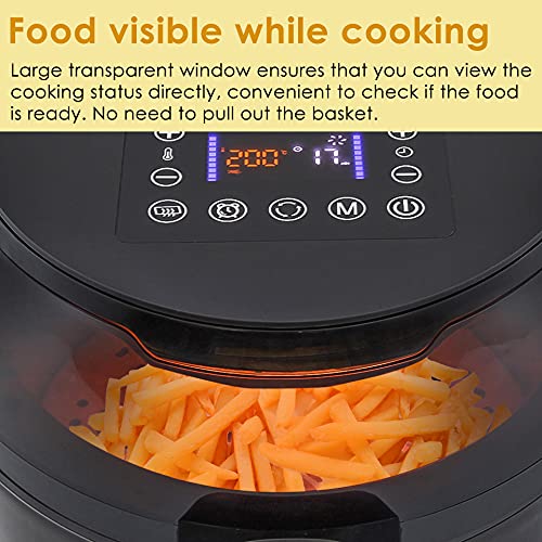 Sylintech Air Fryer 8.0-QT Large Capacity, with 8 Build-in One-Touch Menus, Food Visible Air Fryer Oven…
