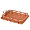 Copper Chef, 2-Piece Non-Stick Bakeware Set for Oven with Crisper Pan and Cookie Sheet, 13 x 9-Inch, N5O4RBL, Copper