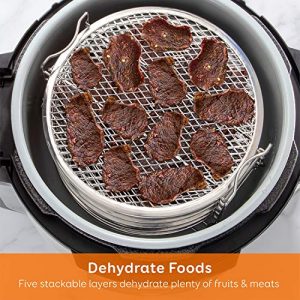 Goldlion Dehydrator Rack Stainless Steel Stand Accessories Compatible with Ninja Foodi Pressure Cooker and Air Fryer 6.5 and 8 Quart, Instant Pot Air Fryer 8 Qt
