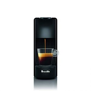 Nespresso BEC250BLK Essenza Mini Espresso Machine with Aeroccino Milk Frother by Breville, Piano Black