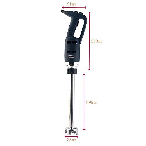 Zz Pro Commercial Electric Big Stix Immersion Blender Hand held variable speed Mixer 500 Watt power with 18-Inch Removable Shaft 40-Gallon capacity(LW500S18)